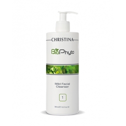 Кристина Биофито Мягкий очищающий гель шаг 1,500ml-BioPhyto Mild Facial Cleanser,Christina,500 мл